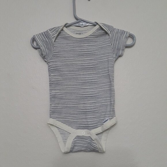 Gerber Striped Black and White Bodysuit - Picture 1 of 3